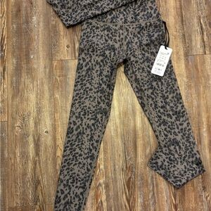 Varley Animal Print Set - Gray and Black